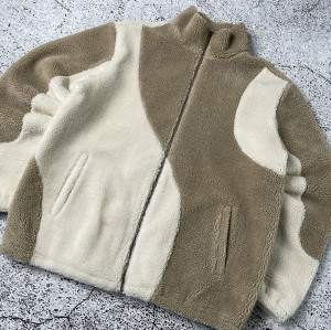 Custom Fleece Jacket Manufacturer Sherpa Zip Outerwear