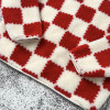 Custom Sherpa Fleece Jacket Checkerboard OEM Manufacturer