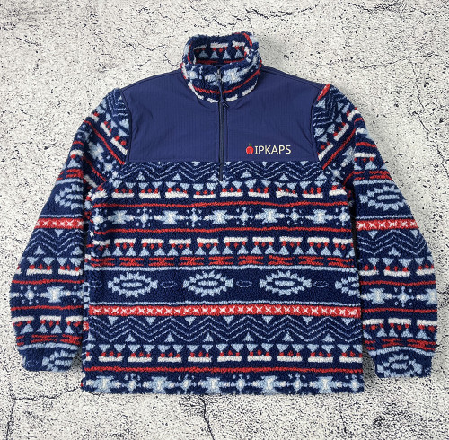 Custom sherpa fleece pullover jacket OEM manufacturer