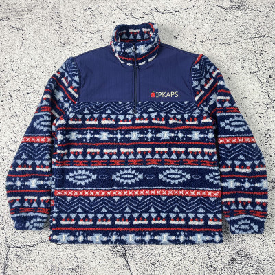 Custom sherpa fleece pullover jacket OEM manufacturer