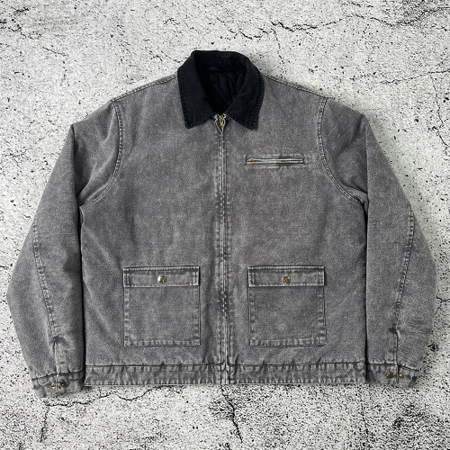 Custom Denim Work Jacket Manufacturer Quilted Outerwear