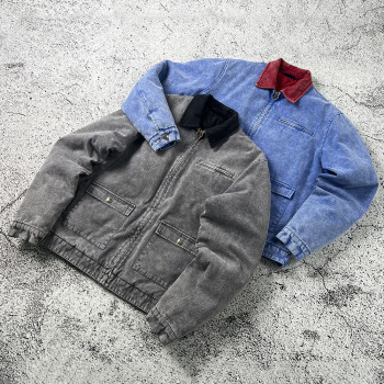 Custom Denim Jacket Quilted Workwear Manufacturer Supply