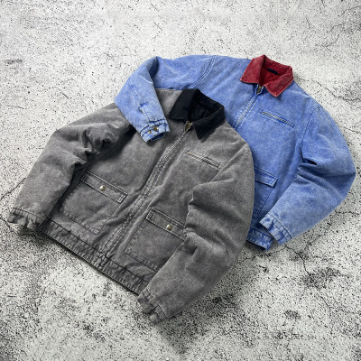Custom Denim Jacket Quilted Workwear Manufacturer Supply