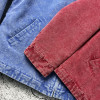 Custom Work Jackets | Washed Canvas Zip-Up - Denim Jacket Manufacturer