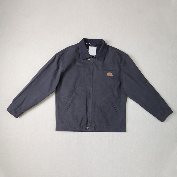 Green retro jacket model display