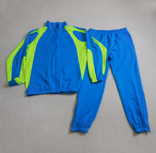 Custom tracksuit set | Color block sportswear – OEM manufacturer