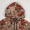 Custom all over print hoodie teddy pattern OEM manufacturer