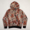 Custom all over print hoodie teddy pattern OEM manufacturer