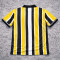 Custom Soccer T Shirts | Yellow Stripe Jersey OEM Manufacturer