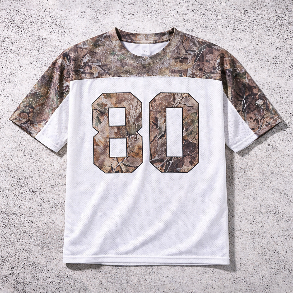 Green retro jacket model display