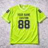 Neon football jersey custom t-shirts for teams OEM