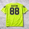 Neon football jersey custom t-shirts for teams OEM