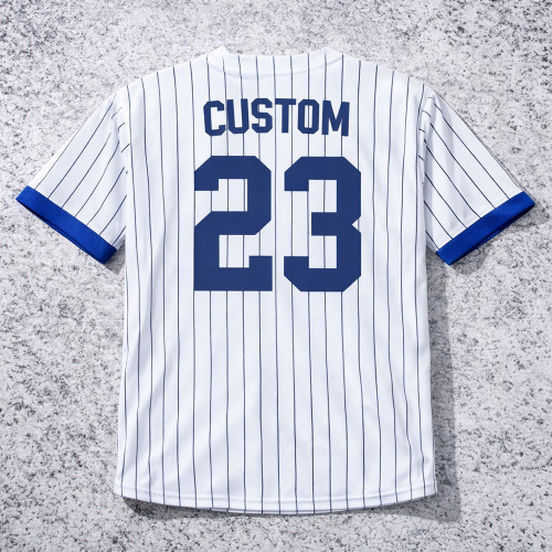 Custom Baseball T-Shirts Pinstripe Team Jersey Manufacturer