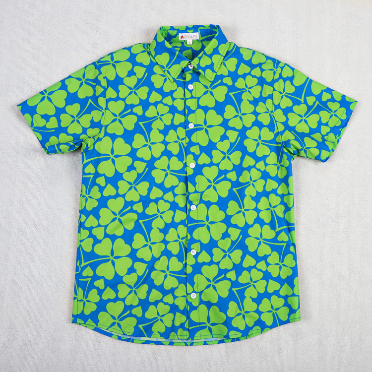 Green retro jacket model display