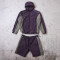 Custom Tracksuit Set With Logo Hooded Jacket and Shorts