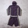 Custom Tracksuit Set With Logo Hooded Jacket and Shorts