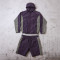 Custom Tracksuit Set With Logo Hooded Jacket and Shorts