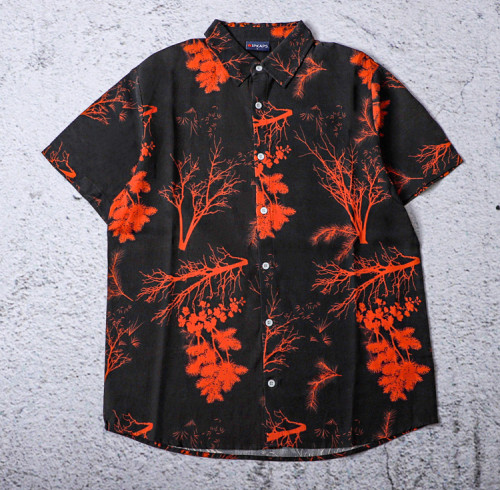 Printed Short Sleeve Shirt custom t shirt manufacturers