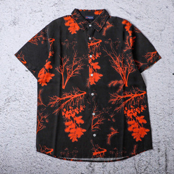 Printed Short Sleeve Shirt custom t shirt manufacturers