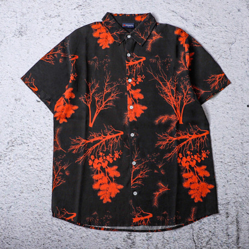 Printed Short Sleeve Shirt custom t shirt manufacturers