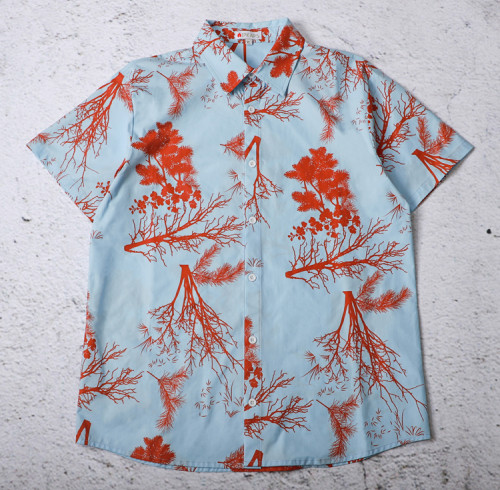 Custom Hawaiian T Shirts Wholesale All Over Print Shirt OEM