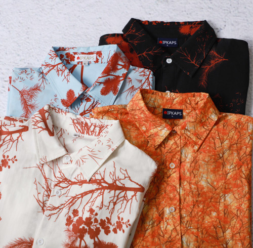 Allover Print Short Sleeve Shirt custom t shirt manufacturer supply