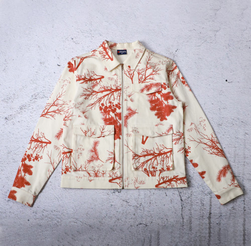 Custom printed jackets manufacturer for streetwear collections