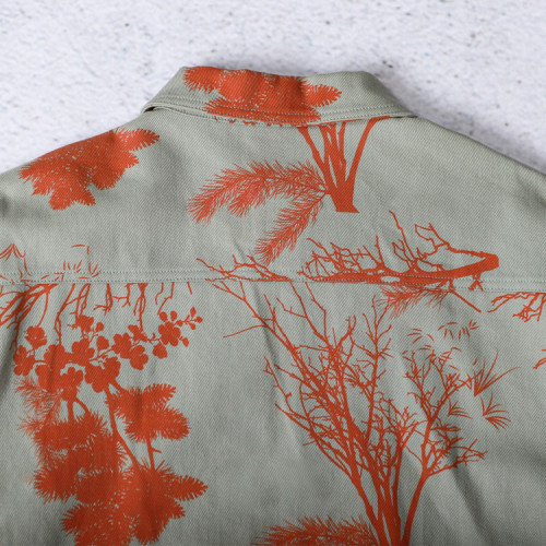 Custom Work Jackets Allover Printed Canvas Jacket