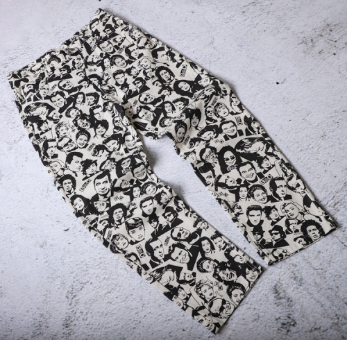 All Over Portrait Custom Printed Pants Manufacturer