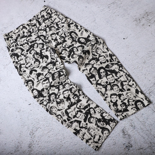 All Over Portrait Custom Printed Pants Manufacturer