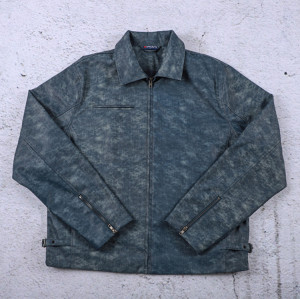 Custom leather jacket manufacturer for mens streetwear lines