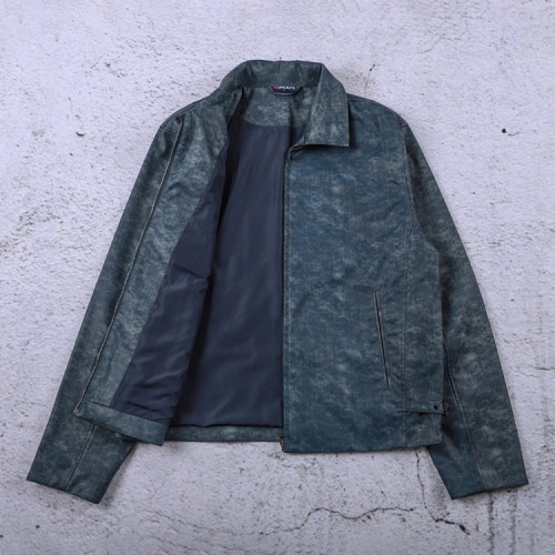 Custom leather jacket manufacturer for mens streetwear lines