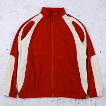 Custom Track Jackets Color Block Sports Zip Jacket