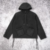 Custom Anorak Jacket | Washed Canvas Hooded Pullover OEM