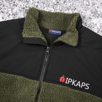 Custom Sherpa Jacket | Contrast Fleece Zip OEM Manufacturer