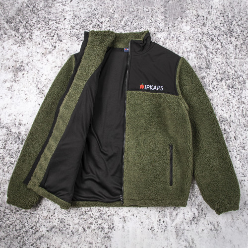 Custom Sherpa Jacket | Contrast Fleece Zip OEM Manufacturer