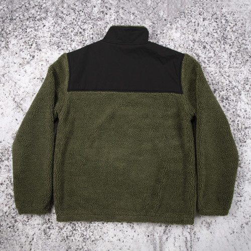 Custom Sherpa Jacket | Contrast Fleece Zip OEM Manufacturer