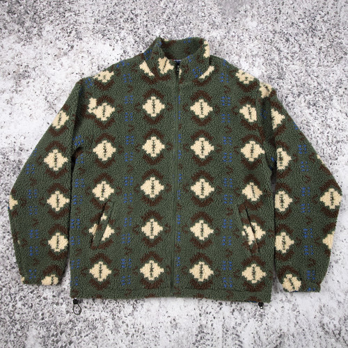 Custom Sherpa Jacket Manufacturer Pattern Fleece Outerwear