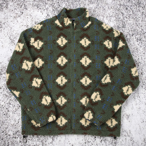 Custom Sherpa Jacket Manufacturer Pattern Fleece Outerwear