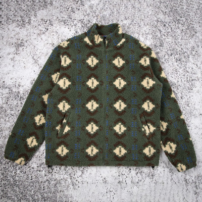 Custom Sherpa Jacket Manufacturer Pattern Fleece Outerwear