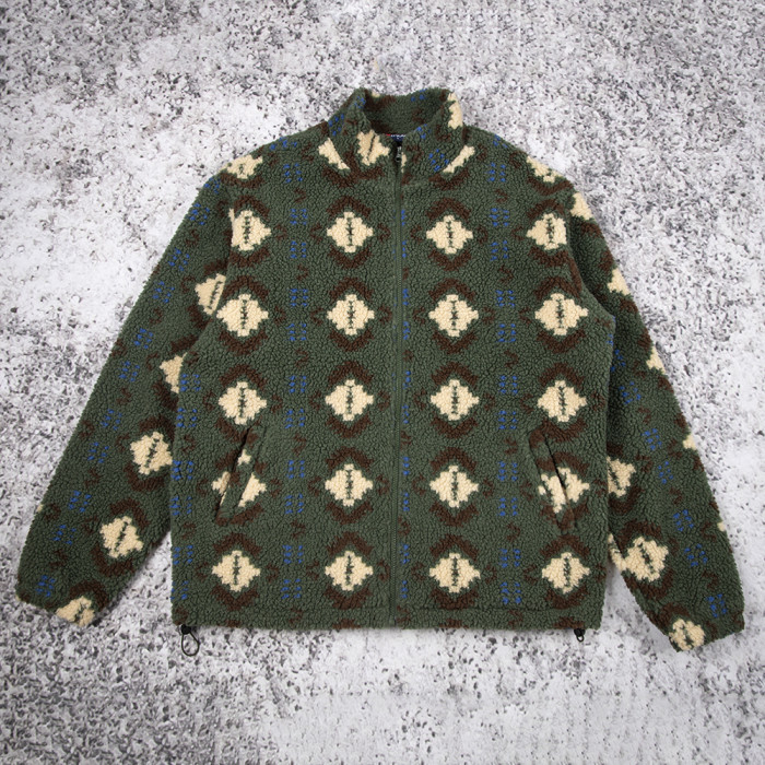 Custom Sherpa Jacket Manufacturer Pattern Fleece Outerwear