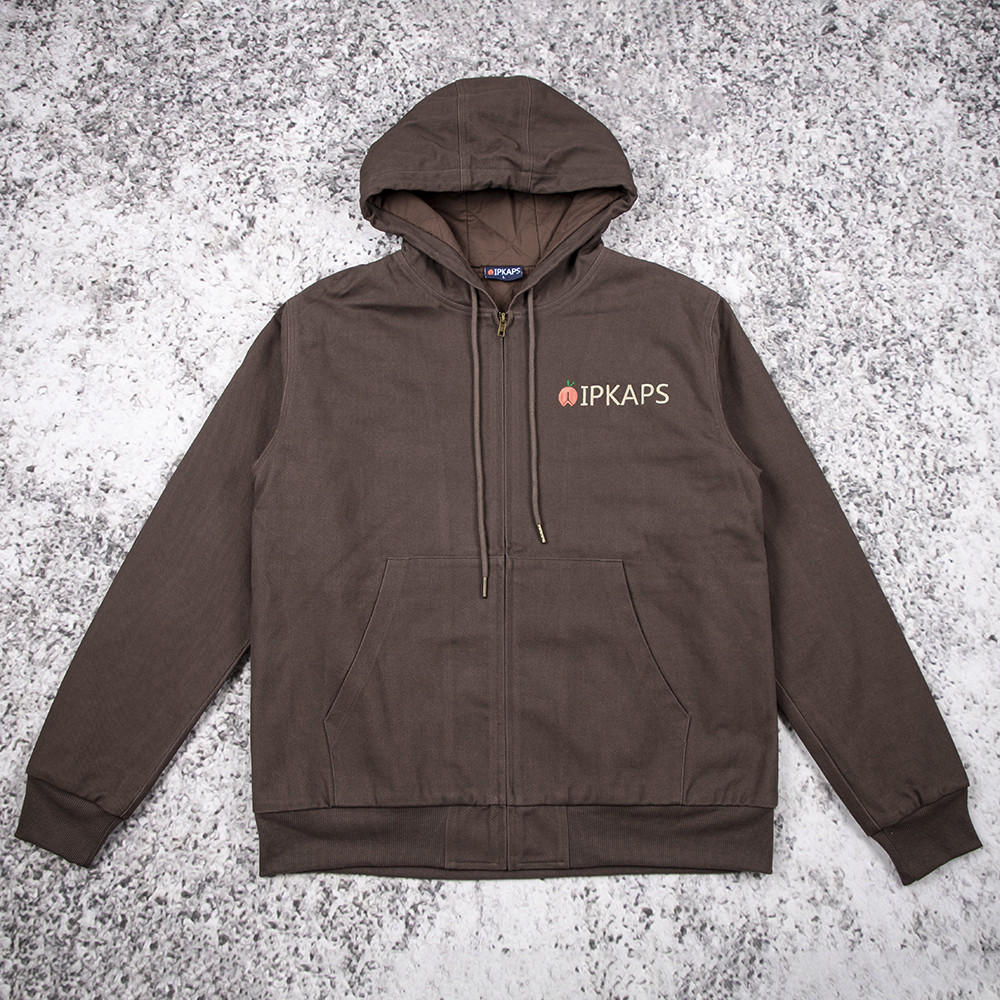 Green retro jacket model display