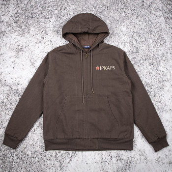 Custom Work Jackets Hooded Quilted Zip Insulated For Brands