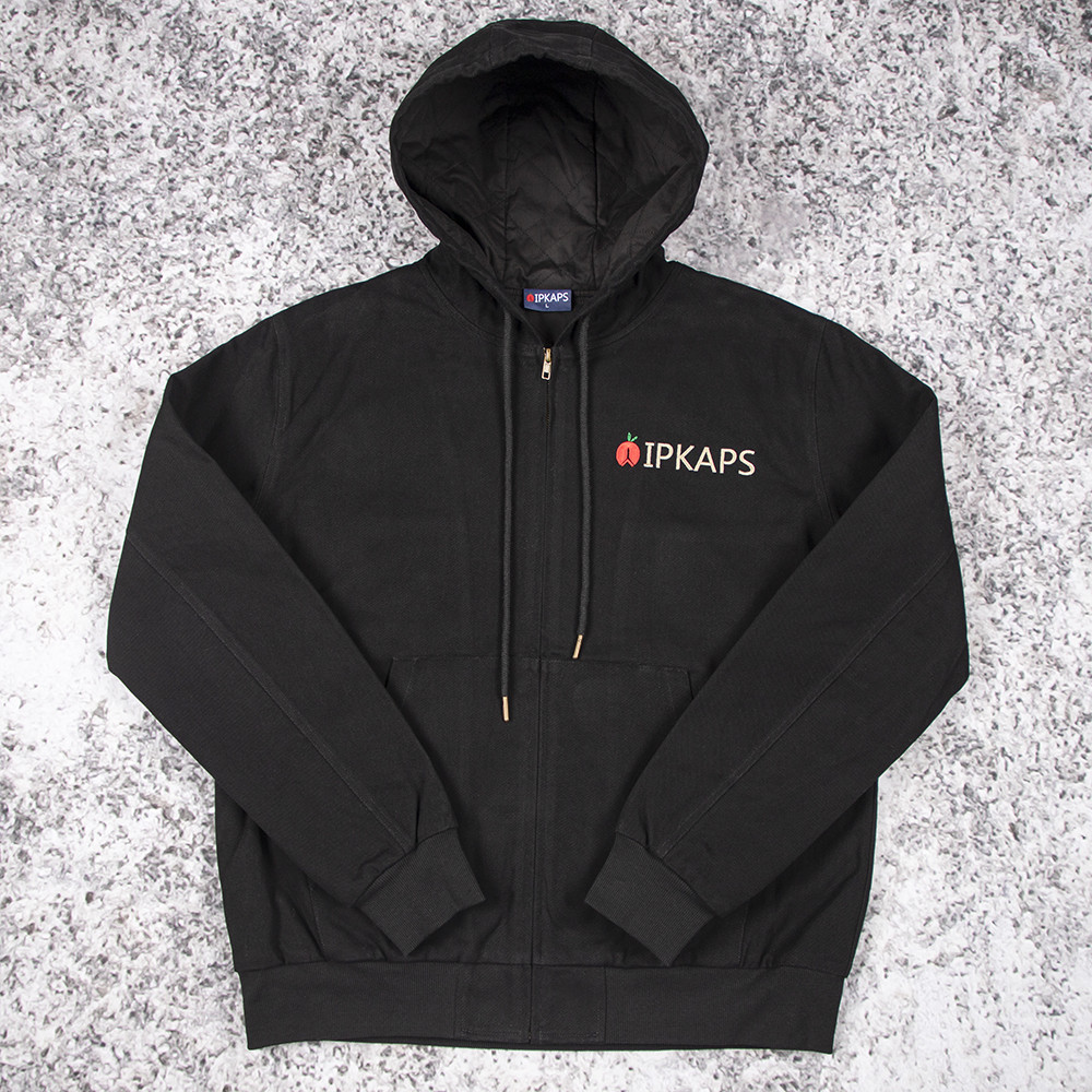 Green retro jacket model display