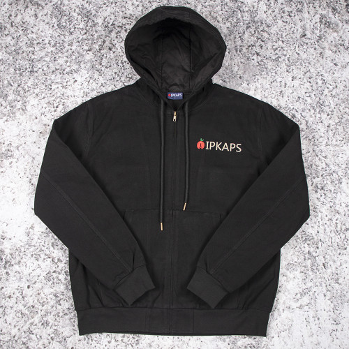 Custom Hooded Jackets Quilted Work Zip Jacket Manufacturer