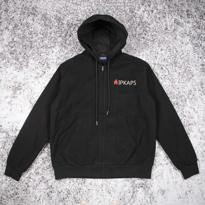 Custom Hooded Jackets Quilted Work Zip Jacket Manufacturer