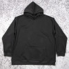 Black pullover custom hoodies manufacturer OEM service