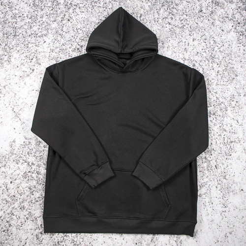 Black pullover custom hoodies manufacturer OEM service