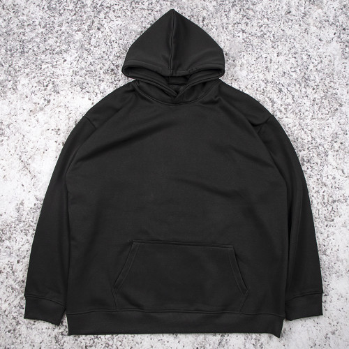 Black pullover custom hoodies manufacturer OEM service