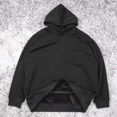 Black pullover custom hoodies manufacturer OEM service